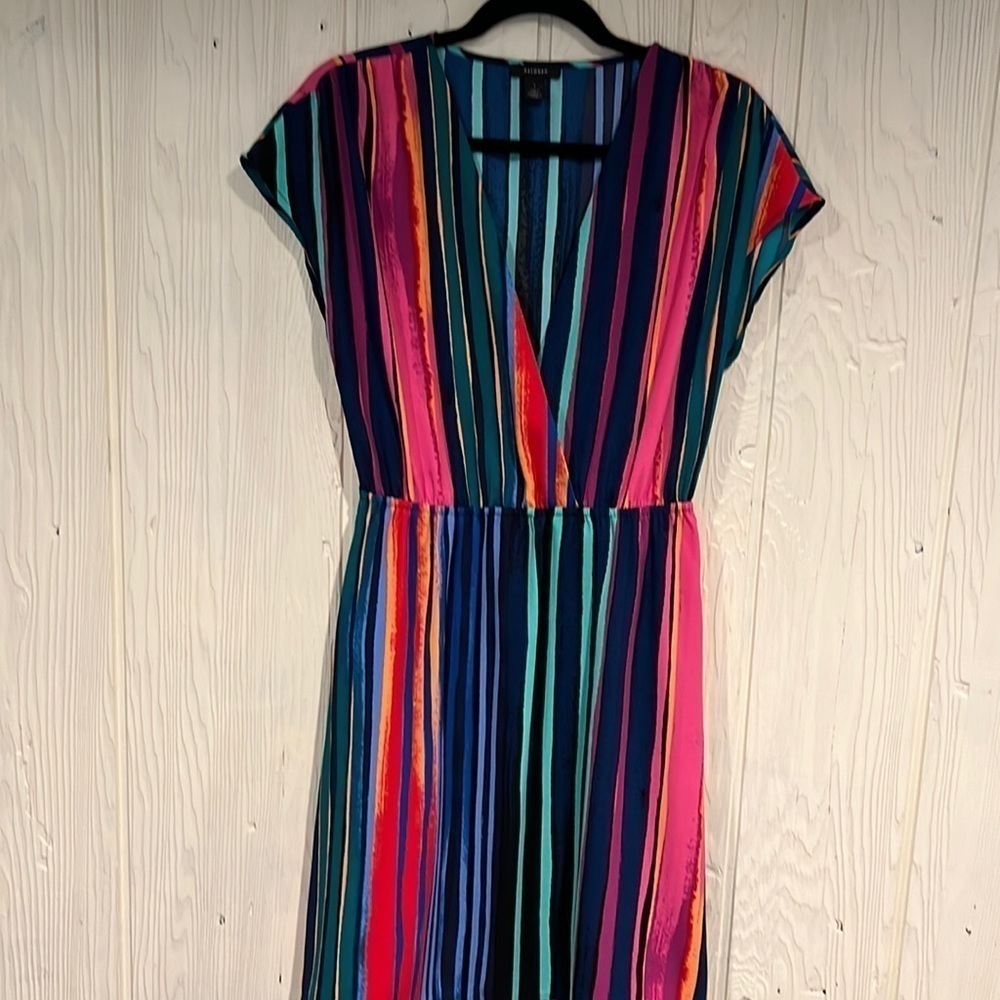 Halogen V Neck Dress Small Knee Length